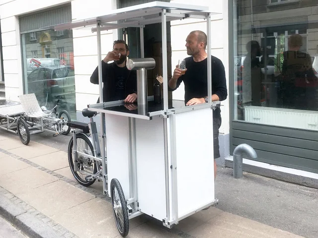 vélo ambulant bar à bière