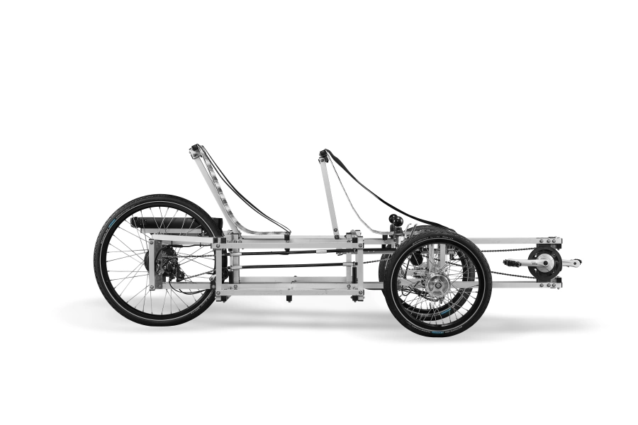 XYZ TWOSEAT - Biplaces (Noir mat RAL 9005, Dibond noir (standard), Motorisation électrique)